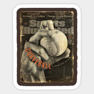 COVER SPORT - SPORT ILLUSTRATED - CURVEBALL Sticker